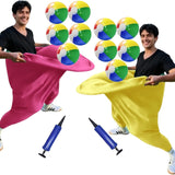 2PCS Yellow + Red + 12 Balls + 2 Air Tubes