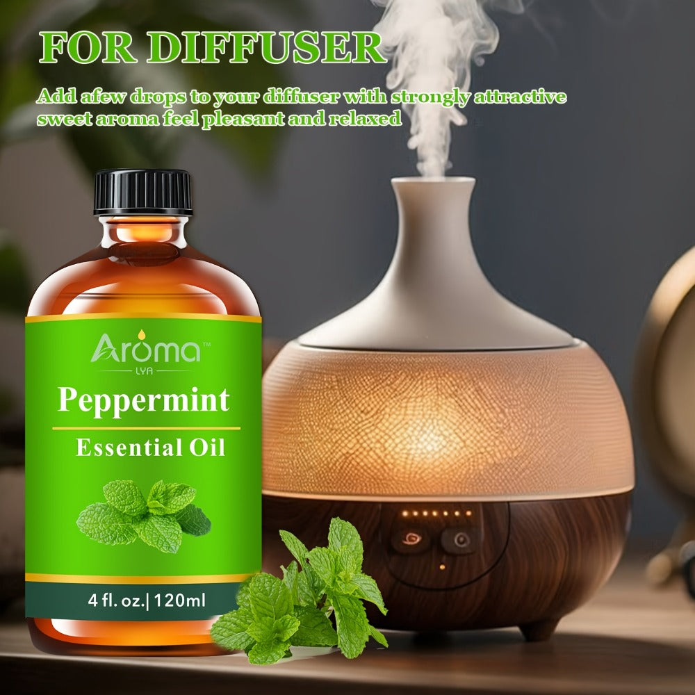 Essential Oils for Diffuser Peppermint Lavender Lemon Eucalyptus & Coconut Vanilla — Pure Fragrance Oils for Humidifier Candles Car Air Freshener 0.34oz to 4.06oz