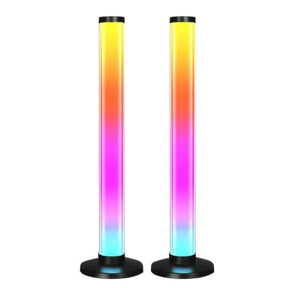 TV Backlight LED Strip 2 Pack RGB IC 16 Million Colors Music Sync App Control - 8 Dynamic Modes USB Powered No Hub Required for Gaming PC Laptop Desktop Monitor Bias Lighting Bedroom Decor