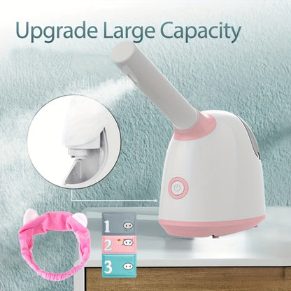 Pink Tabletop Facial Steamer Family with Five Regular, Upgraded, 3-in-1, Large-Tank or Portable Options