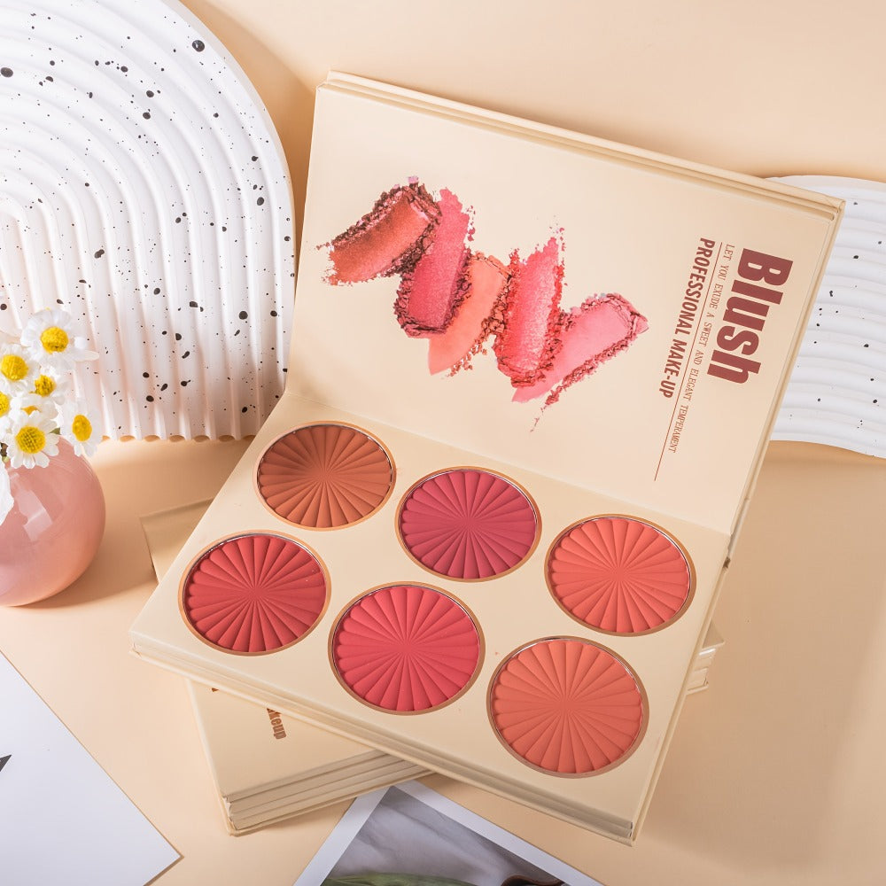 Eyeshadow Palette URATM Beauty 43-Color Book-Style Folding Makeup Kit with Eye and Face Color Pan Groups