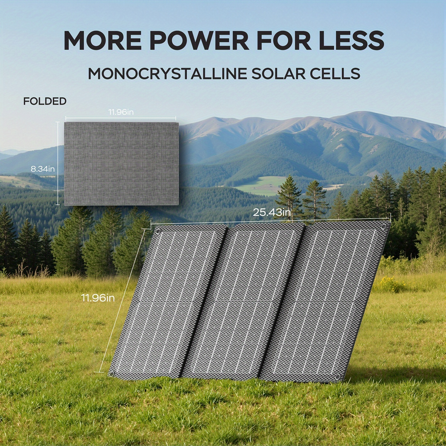 Portable Power Station 155WH/222WH with Solar Panel Option - Solar Generator, Lithium Battery Pack, AC Outlet, USB, LED Light for Camping, RV, Home Emergency Backup, Laptop, Outdoor Use