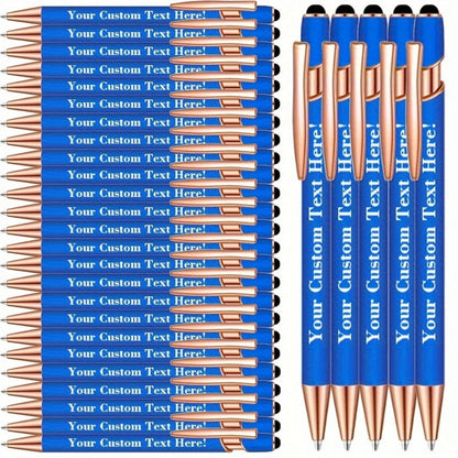 30-Pack Ballpoint Stylus Pens with Touchscreen Tips, Comfortable Grips and Seven Color Options