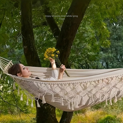 Fabric Hammock with Carry Bag for Comfortable Outdoor Seating detail image - detail view 11