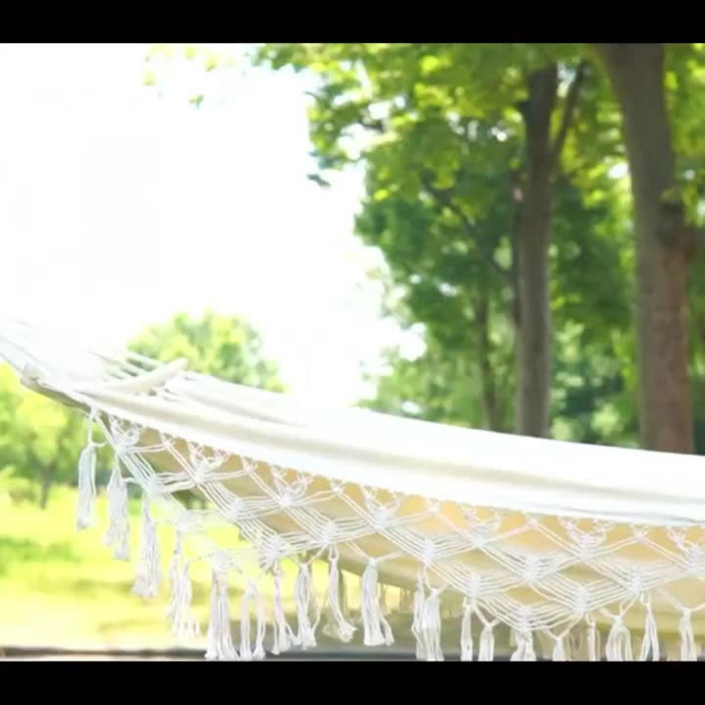 Fabric Hammock with Carry Bag for Comfortable Outdoor Seating detail image - detail view 13