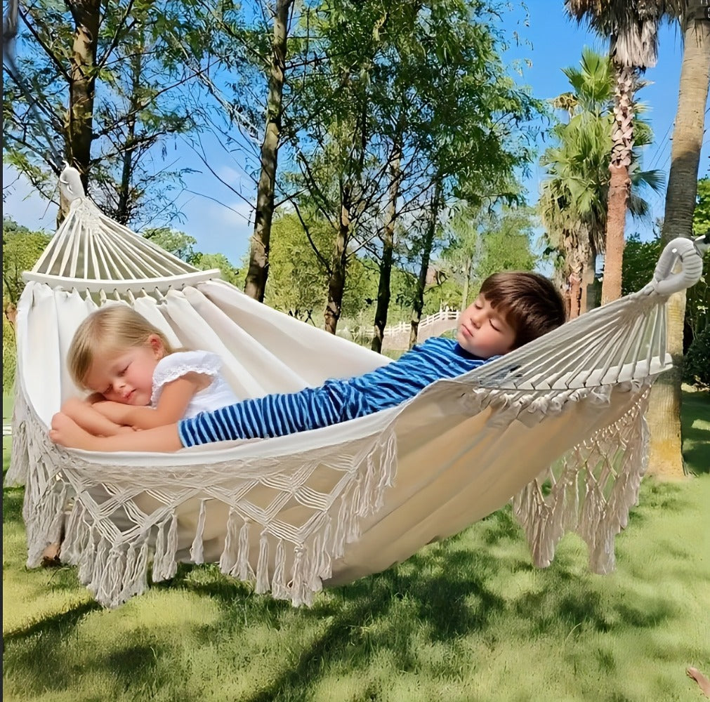 Fabric Hammock with Carry Bag for Comfortable Outdoor Seating detail image - detail view 14