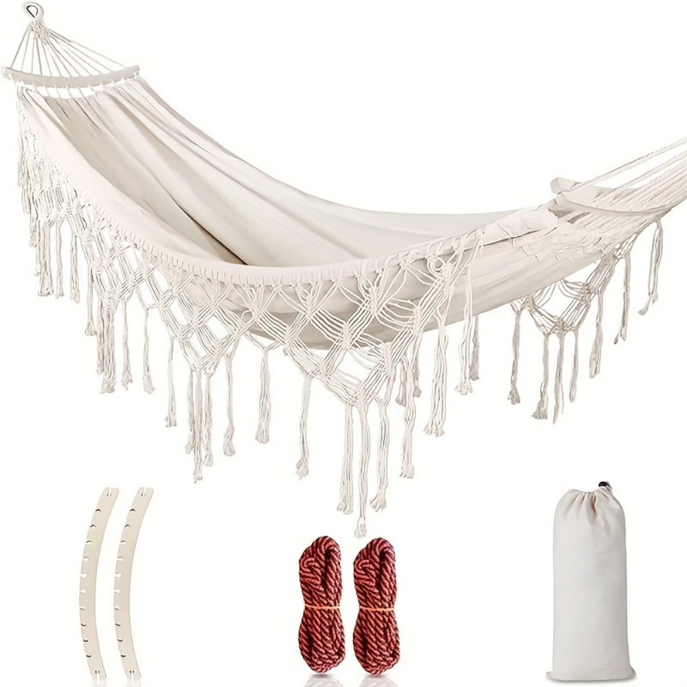 Fabric Hammock with Carry Bag for Comfortable Outdoor Seating detail image - detail view 15