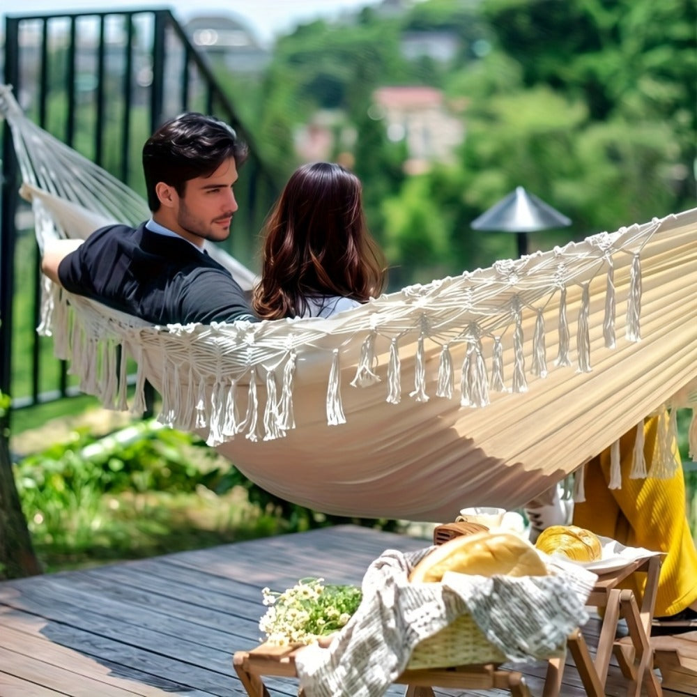 Fabric Hammock with Carry Bag for Comfortable Outdoor Seating detail image - detail view 18