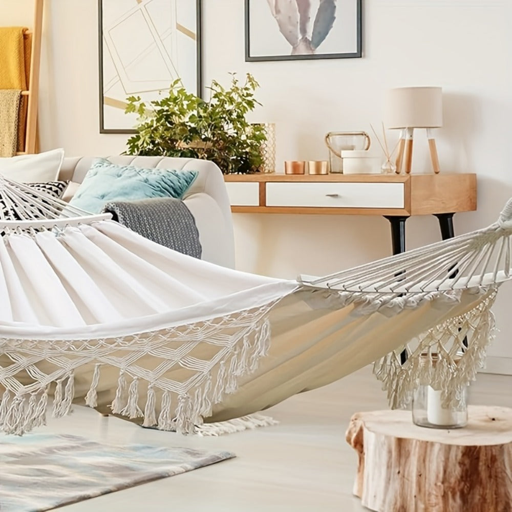 Fabric Hammock with Carry Bag for Comfortable Outdoor Seating detail image - detail view 6