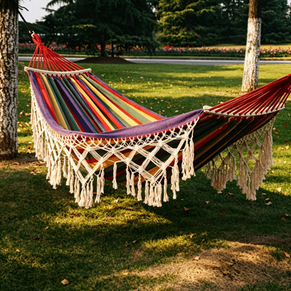 Fabric Hammock with Carry Bag for Comfortable Outdoor Seating detail image - detail view 7