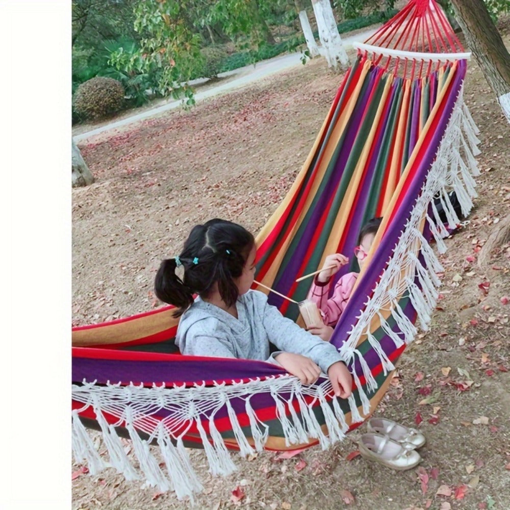 Fabric Hammock with Carry Bag for Comfortable Outdoor Seating detail image - detail view 9