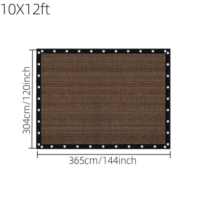 Shade Cloth shown in the 10X12ft option