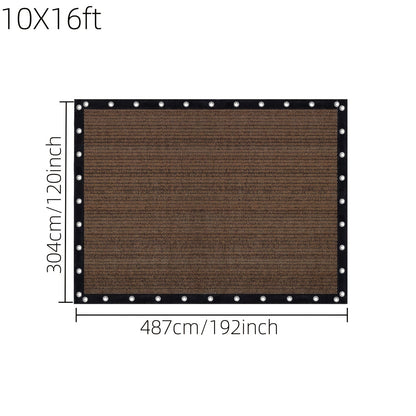 Shade Cloth shown in the 10X16ft option