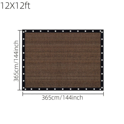 Shade Cloth shown in the 12X12ft option