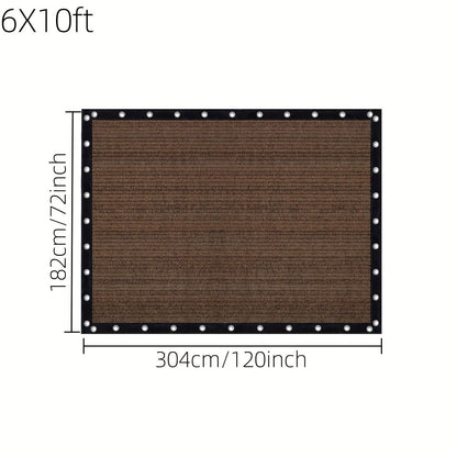 Shade Cloth shown in the 6X10ft option