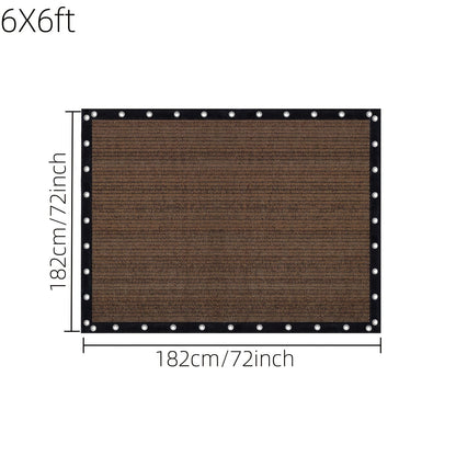 Shade Cloth shown in the 6X6ft option