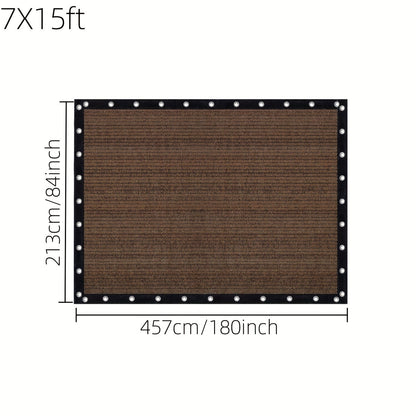 Shade Cloth shown in the 7X15ft option