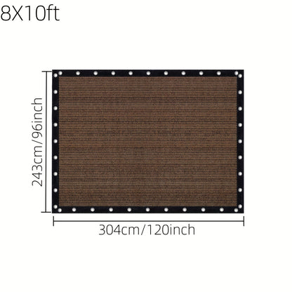 Shade Cloth shown in the 8X10ft option