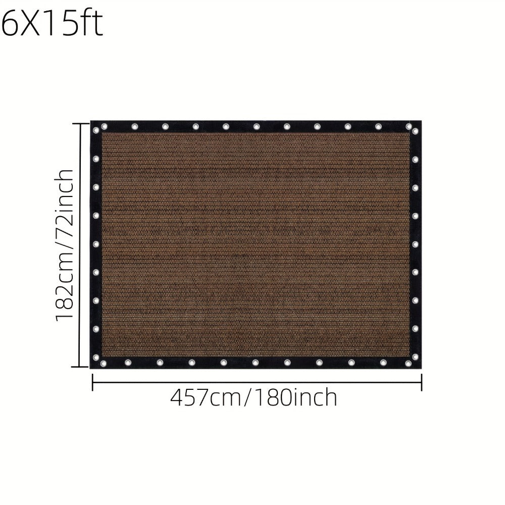 Fabric HDPE Outdoor Patio Roller Shade with UV Protection and Reinforced Corners detail image - detail view 10