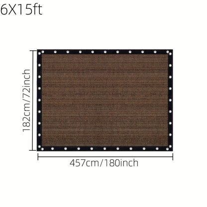 Fabric HDPE Outdoor Patio Roller Shade with UV Protection and Reinforced Corners detail image - detail view 10