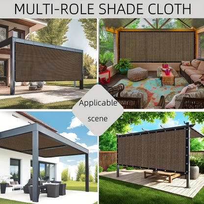 Fabric HDPE Outdoor Patio Roller Shade with UV Protection and Reinforced Corners detail image - detail view 15