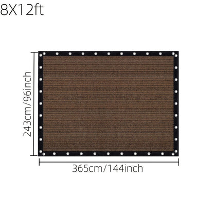 Fabric HDPE Outdoor Patio Roller Shade with UV Protection and Reinforced Corners detail image - detail view 17