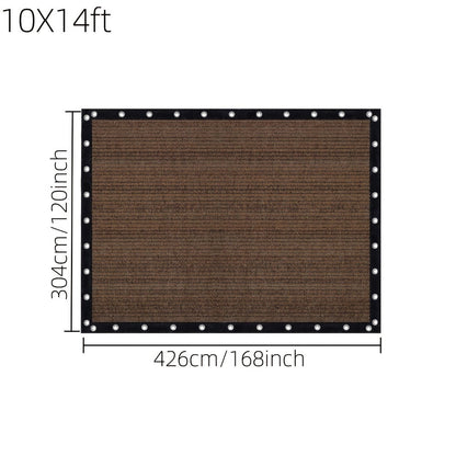 Fabric HDPE Outdoor Patio Roller Shade with UV Protection and Reinforced Corners detail image - detail view 21