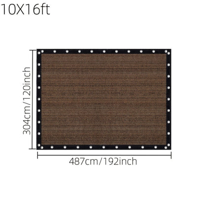 Fabric HDPE Outdoor Patio Roller Shade with UV Protection and Reinforced Corners detail image - detail view 22