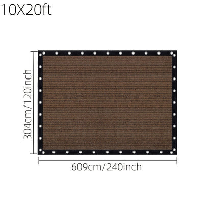Fabric HDPE Outdoor Patio Roller Shade with UV Protection and Reinforced Corners detail image - detail view 23