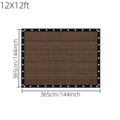 Fabric HDPE Outdoor Patio Roller Shade with UV Protection and Reinforced Corners detail image - detail view 24