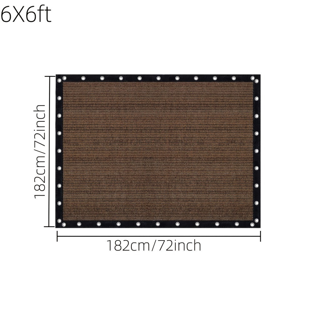 Fabric HDPE Outdoor Patio Roller Shade with UV Protection and Reinforced Corners detail image - detail view 3