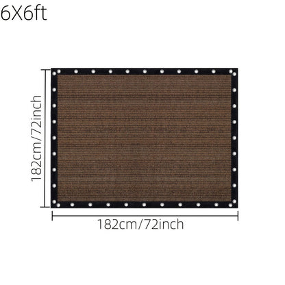 Fabric HDPE Outdoor Patio Roller Shade with UV Protection and Reinforced Corners detail image - detail view 3