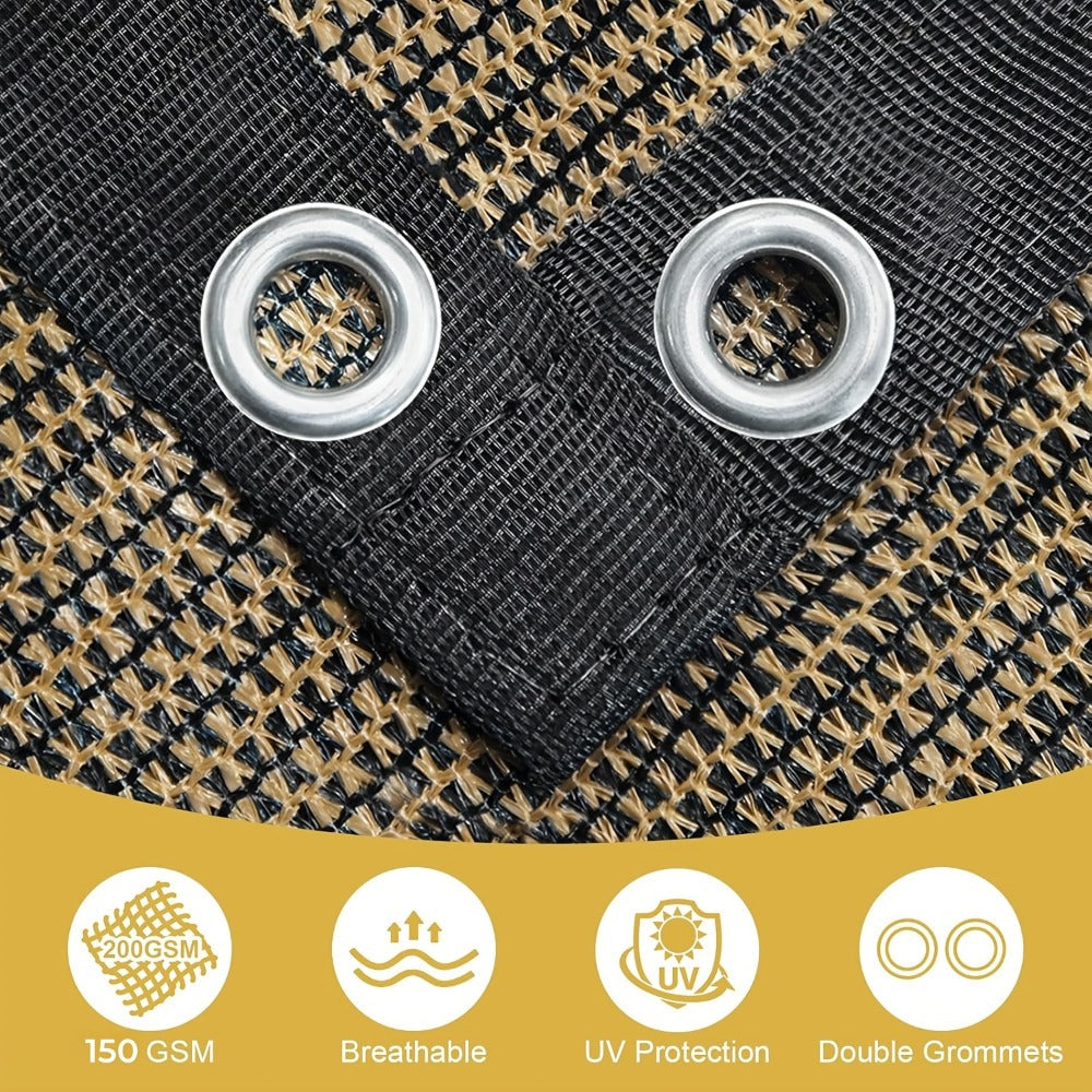 Fabric HDPE Outdoor Patio Roller Shade with UV Protection and Reinforced Corners detail image - detail view 7