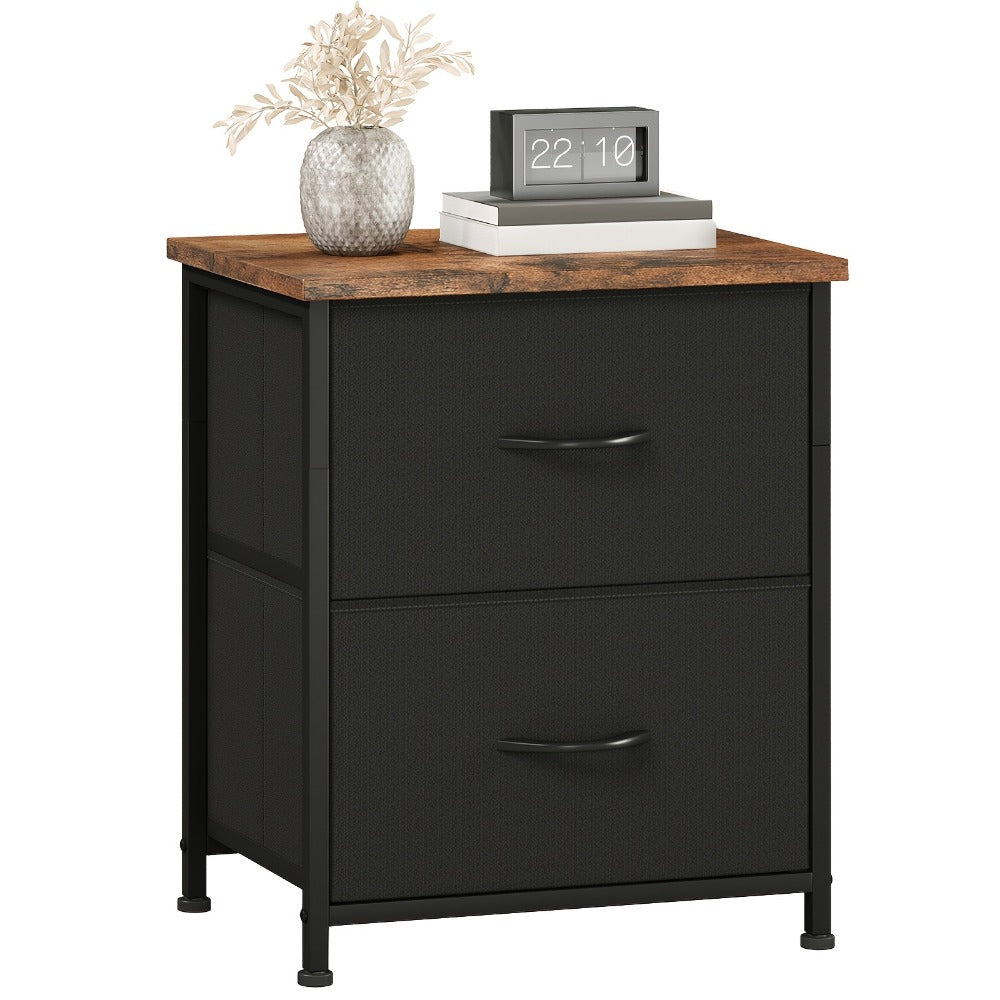 Fabric Nightstand with Multiple Color Options, Bedside Table for Bedroom detail image - detail view 13