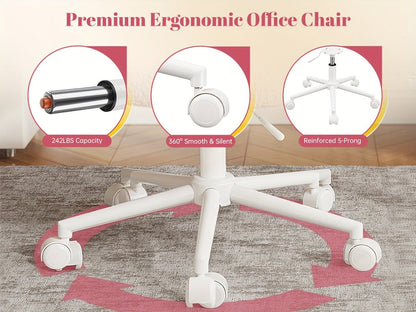 Fabric Office Chair with Adjustable Height for Comfortable Everyday Seating detail image - detail view 18