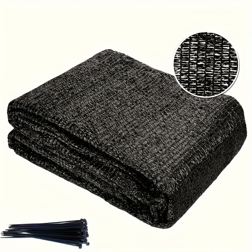 Fabric Shade Net with Heat-Reducing Mesh for Outdoor Shade and Protection in Garden detail image - detail view 3