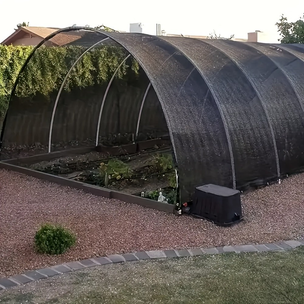 Fabric Shade Net with Heat-Reducing Mesh for Outdoor Shade and Protection in Garden detail image - detail view 7