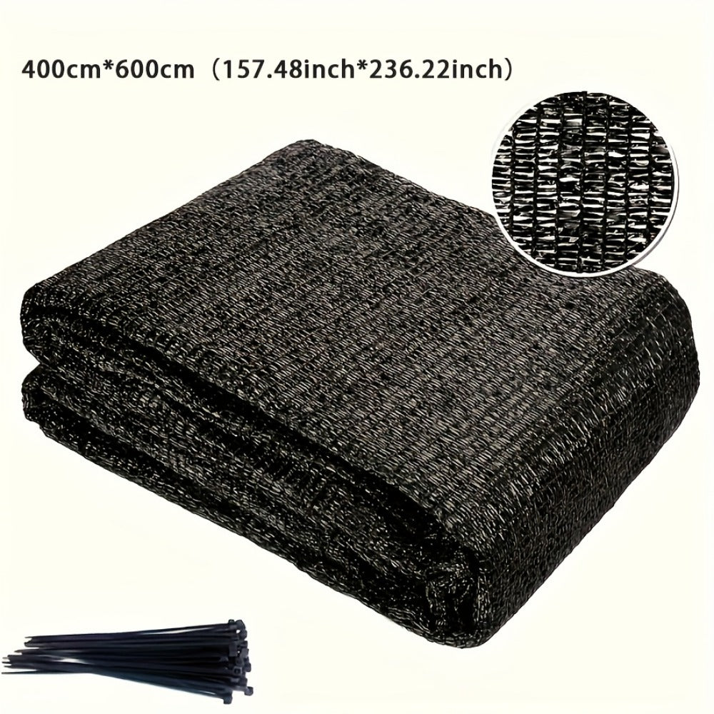 Fabric Shade Net with Heat-Reducing Mesh for Outdoor Shade and Protection in Garden detail image - detail view 8
