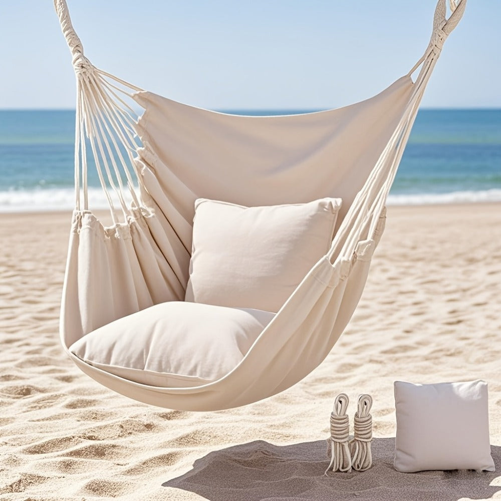 Fabric Swing Chair with Two Cushions and Multiple Color Options for Patio detail image - detail view 8