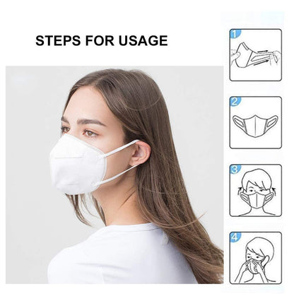 Face Mask - Disposable Individually Wrapped Breathable Elastic Ear Loops Daily Travel - product detail view 9