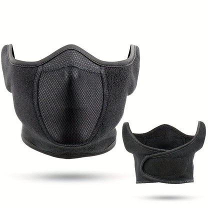 Face Masks & Balaclavas - Ski Mask Winter Windproof Thermal Half Mask Adjustable Neck Warmer - main product view
