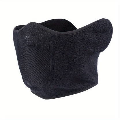 Face Masks & Balaclavas - Ski Mask Winter Windproof Thermal Half Mask Adjustable Neck Warmer - product detail view 4