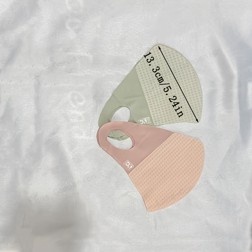 Face Masks - Ice Silk Breathable Mask 3 Pack Lightweight Seamless Sun Protection - product detail view 7
