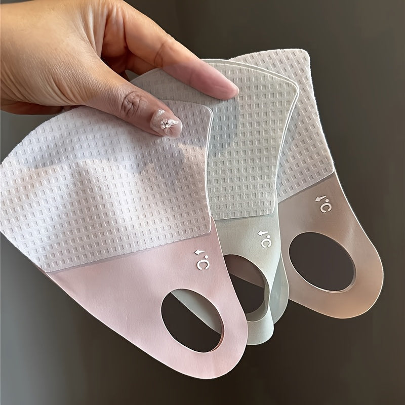 Face Masks - Ice Silk Breathable Mask 3 Pack Lightweight Seamless Sun Protection - product detail view 9