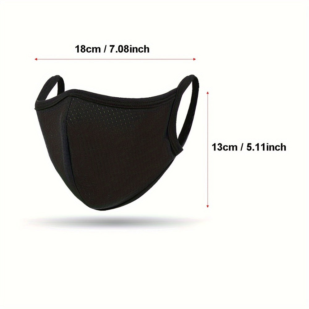 Face Masks - Washable Reusable Cloth Mask 5 Pack Breathable Moisture-Wicking Sports - product detail view 4