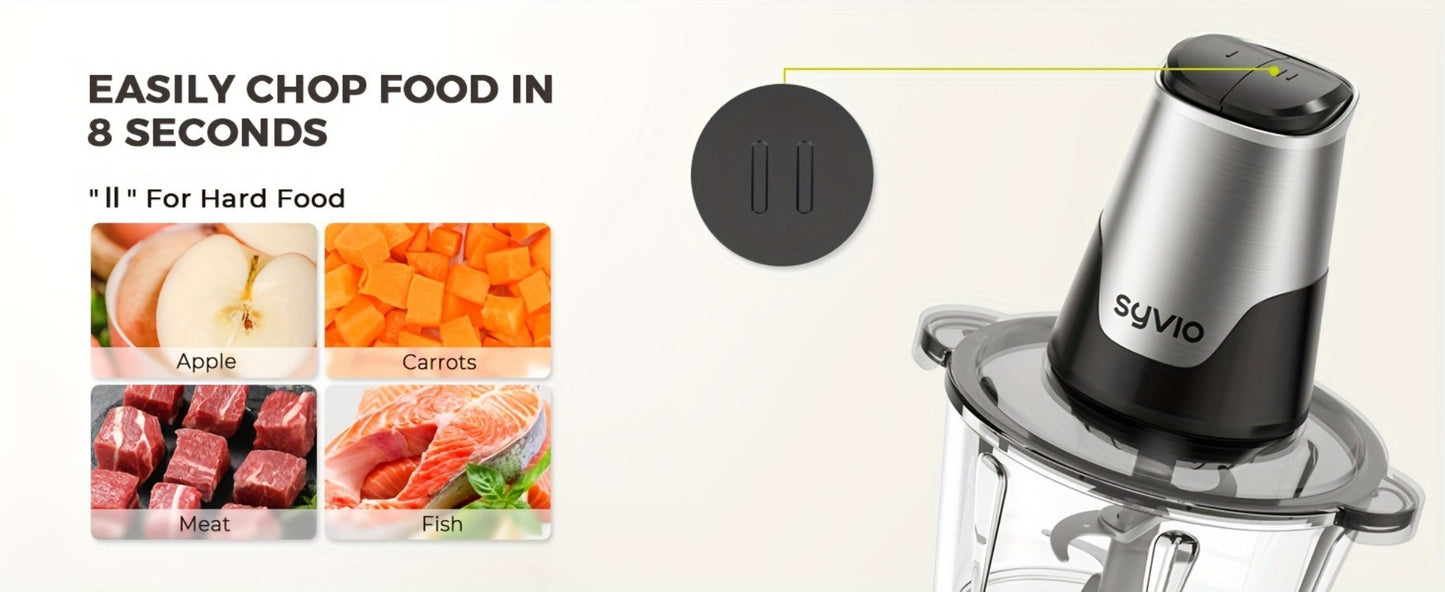 Mini Food Processor with Compact Motor Head, Two-Speed Top Control and Three Bowl-and-Blade Set Options