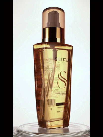 Extra Strength Argan Oil Hair Serum with Vitamin E — Deep Moisturizing Repair for Dry Frizzy Damaged Coarse Hair, Paraben-Free Sulfate-Free Lightweight Leave-In Shine Serum, Unisex, 1 Pc