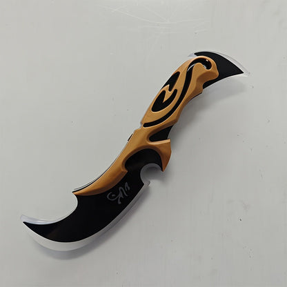 Costume Accessories Rechargeable LED Half Moon Blade Prop, 30cm, with Five Light Color Options