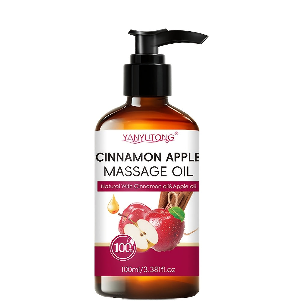 100 ml Pump-Bottle Massage Oil in Lavender, Sakura, Cinnamon Apple or Rosemary, Plus Five-Bottle Gift Set