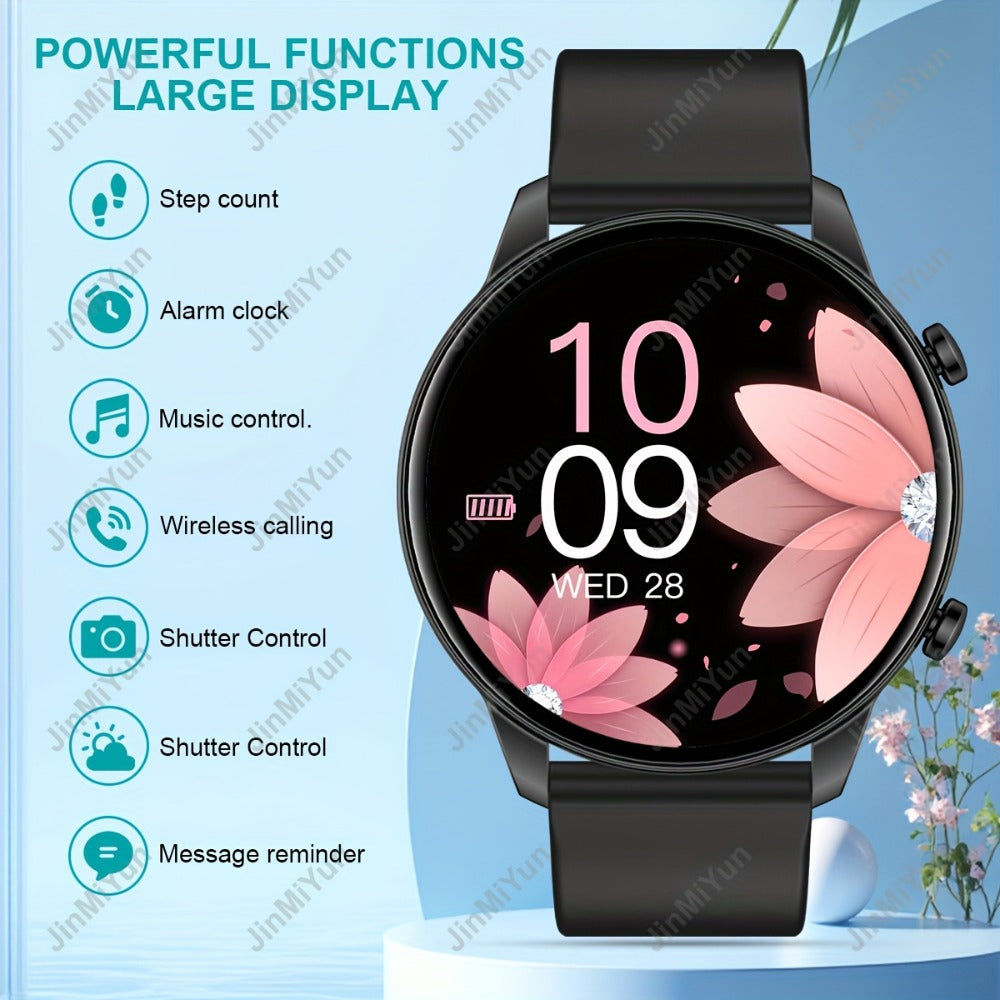 Smartwatch 1.5 Inch Full Touch with Remote Photo Capture, Calling, Music and Sport Modes in Four Colors